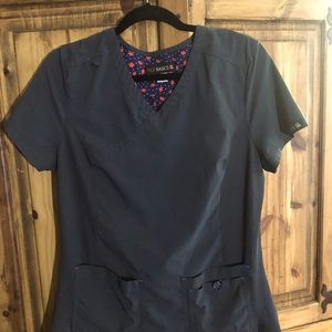Koi basics womens scrub top , size M